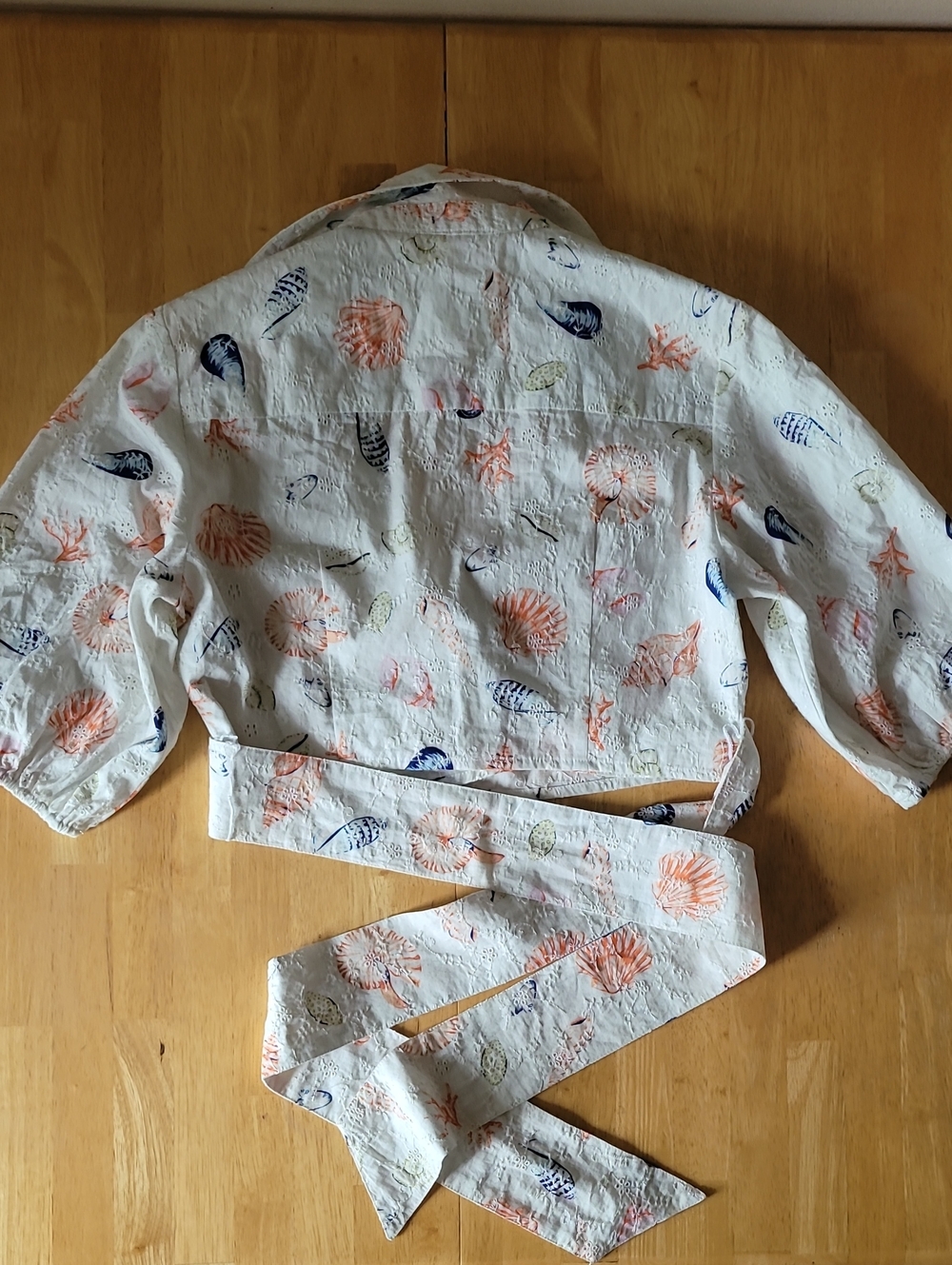 Anthropologie Maeve Puff-Sleeve Wrap Top - Picture 10 of 12